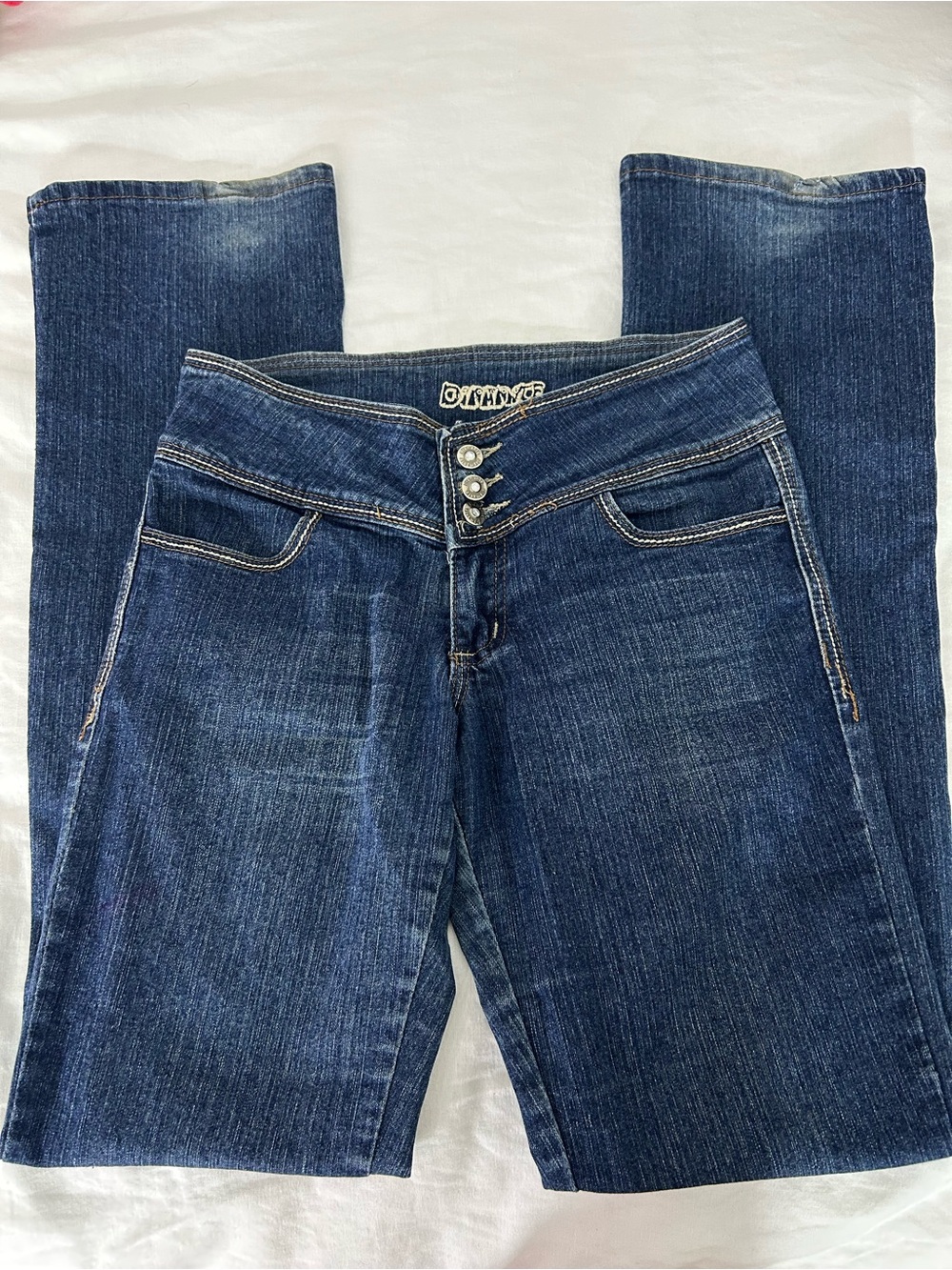 Vintage Diamante Low Rise Jeans